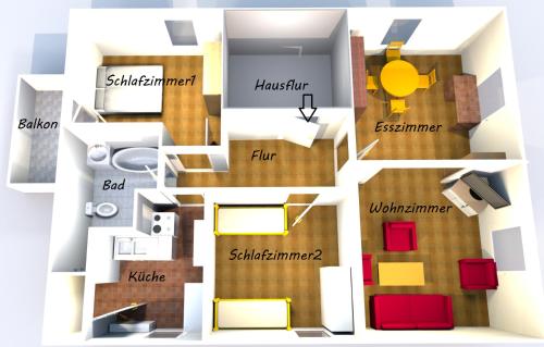 95qm Wohnung Heyde in bester Wohnlage in Rostock Városközpont