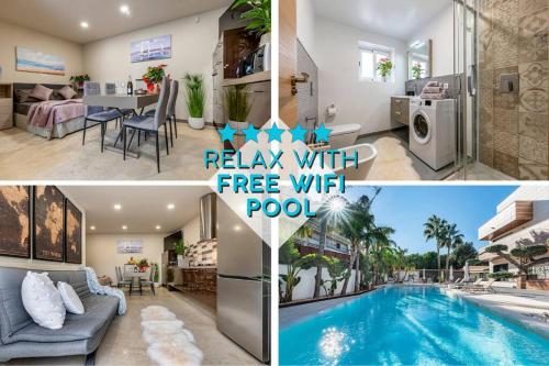 [2 min from the sea] pool, comfort and free WiFi