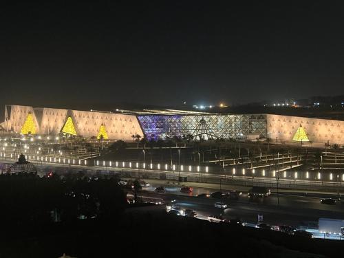 Asia Grand Museum & Pyramids view