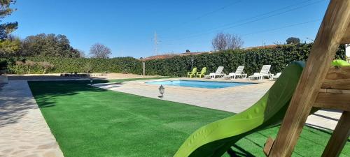 Rõdu/terrass, Dehesa Vieja Casa Rural in Alarcon