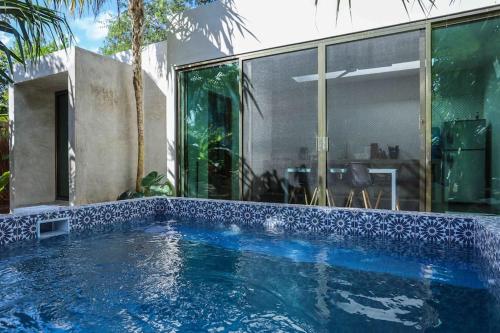 . Villa Alebrije with pool near Bacalar lagoon