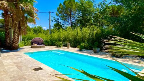 studio indépendant dans villa avec piscine jacuzzi - Location saisonnière - Vidauban