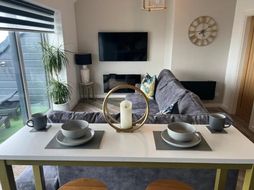Bar/lounge, Beach View Apartment with balcony and sea view - pet friendly in Jubilee