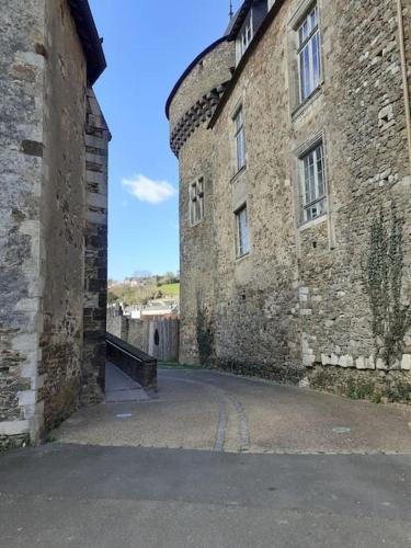 Charming detached 2 bedroom ancient house in medieval quarter of a small town in the Pays de la Loire, France