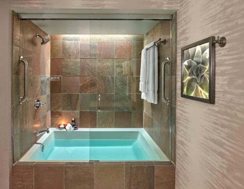 浴室, 洛伊斯塔納峽谷度假酒店 (Loews Ventana Canyon Resort) in 卡塔利娜山麓