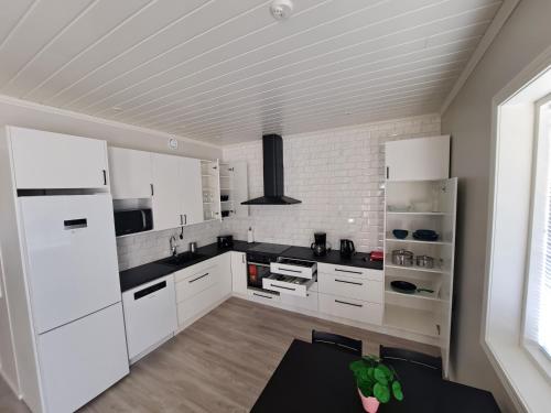 kök, ALEX - bright, stylish apartment with sauna, built in 2022 in Kristinestad