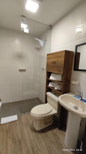 Bathroom, Apart Cayambe in Cayambe