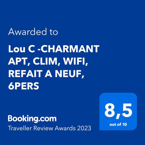 Lou C -CHARMANT APT CLIM WIFI REFAIT A NEUF 6PERS - image 9