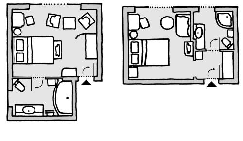 Doppelzimmer, gartenblick
