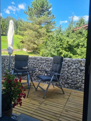 balkon/terras, Apart Bubendorfer in Lermoos