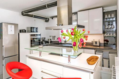 Konyha, Dream Flat near the fair - Apartment in Augsburg bei der Messe in Augsburg-Goggingen