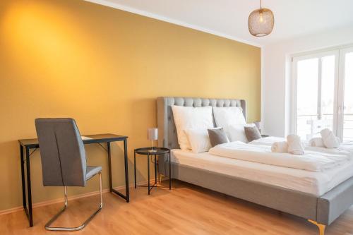 FAIRflats: Küche, Balkon, Arbeitsplatz, Aufzug (FAIRflats: Kuche, Balkon, Arbeitsplatz, Aufzug) in Hufingen