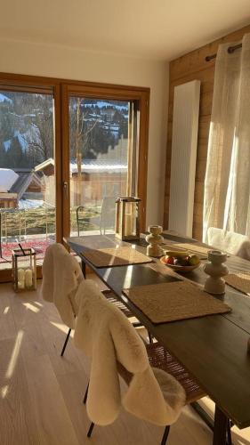 Appartement Terrasse Megève avec vue - Location saisonnière - Megève