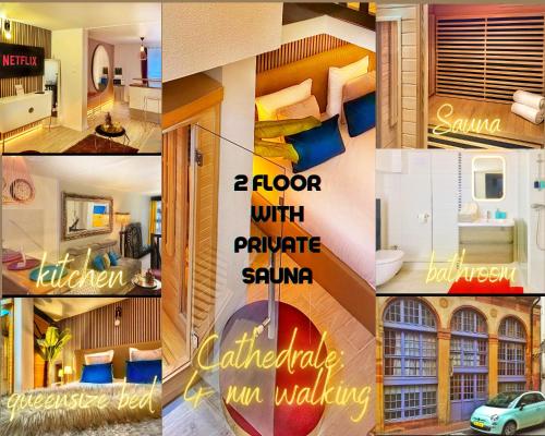 Apartment Duplex with Sauna City- Center Cathedrale, Strasburg