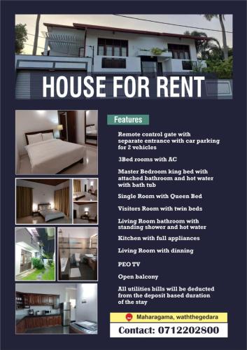 Comfy Home near the town in Boralesgamuwa