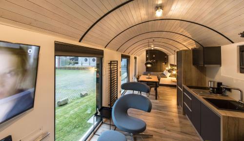 LokoMotel-Waggon, Luxus Appartment im Eisenbahnwaggon