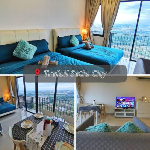 [2 Queen Bed] 1-5 Pax Trefoil Suite @Setia City Mall