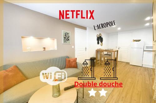 L'acropole - Douche XXL - Netflix - Location saisonnière - Cherbourg-en-Cotentin