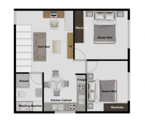 Floor plans, Brand new 2 Bedrooms Apartment in Ingleburn in South Western Sydney