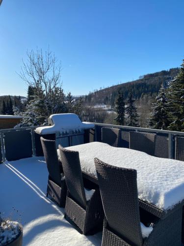 Balcony/terrace, Hochheide Lodge in Hildfeld
