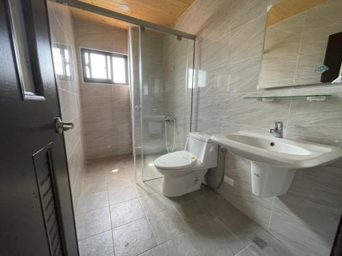 Dusche, Wind Island B&B near Kueibishan