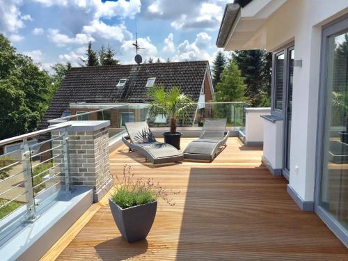 陽台/露台, La Maison du Port Comfortable holiday residence in 寧多夫