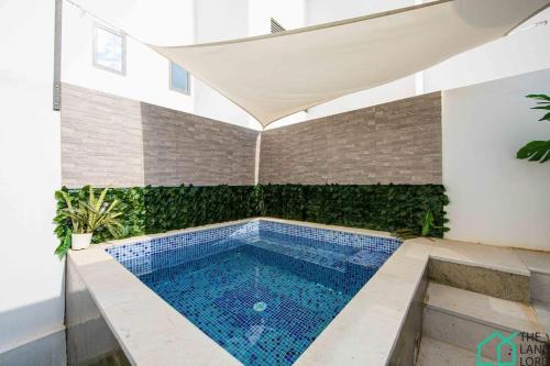 New 1bd with swimming pool 5mn to Lac Carthage