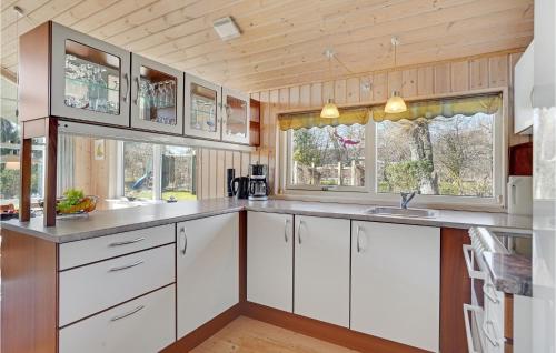 kuhinja, Lovely Home In Faxe Ladeplads With Wifi in Faxe Ladeplads