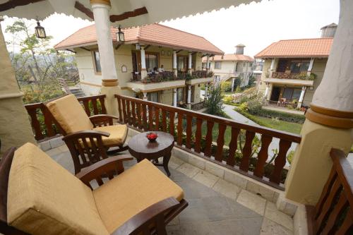 מרפסת, Green Park Resort Chitwan in צ'יטוואן