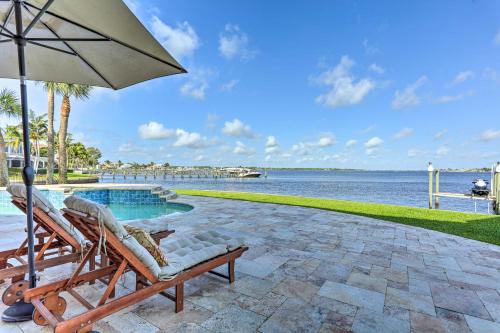 Upscale Waterfront Palm City Home with Dock!