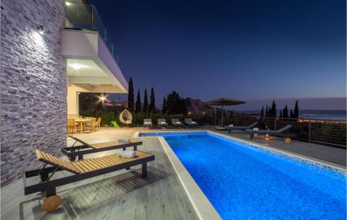 Gorgeous Home In Kucine With Heated Swimming Pool