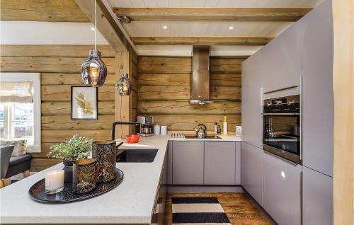 Kjøkken, Amazing Home In Sjusjøen With Sauna in Sjusjøen