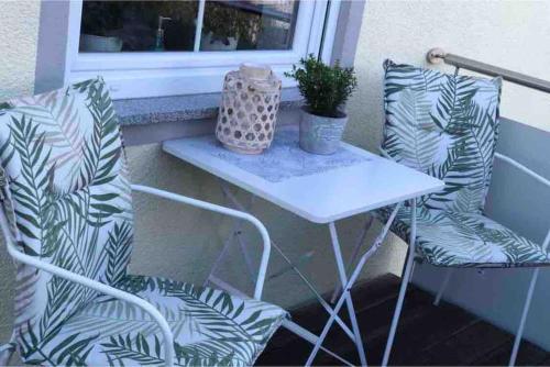 Balcony/terrace, Melli‘s Seenahe Ferienwohnung in Langenargen