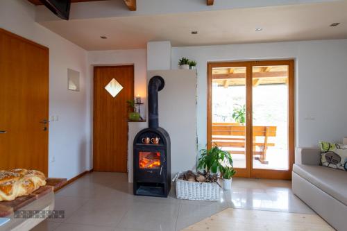 ห้องครัว, Vineyard Cottage Klemencic in โนโวเมสโต