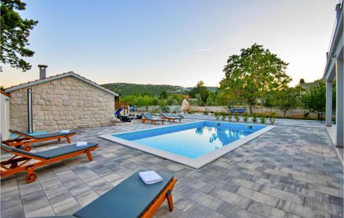 Awesome Home In Zadvarje With Private Swimming Pool, Can Be Inside Or Outside