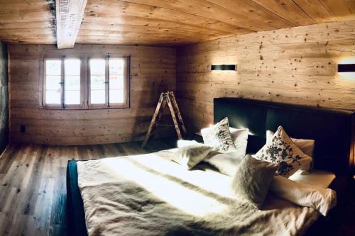Chalet Mulet - Luxury & Cosy 3 rooms apartment in 300 years old Chalet, Leukerbad (fotografie 8)