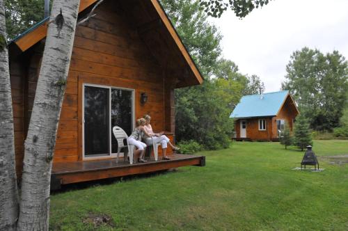 Balkons/terase, Ermitage Saint-Antoine in Lac-Bouchette (QC)