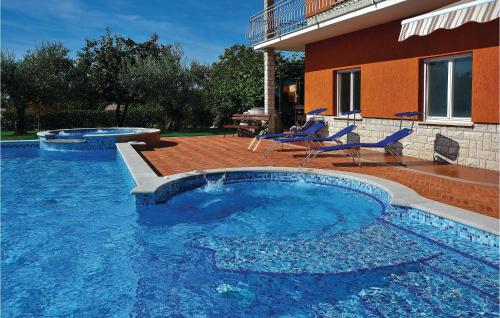 Awesome Home In Sezana With Outdoor Swimming Pool