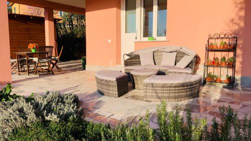 Viesnīcas āriene, La casa nel verde con piscina in Ricco Del Golfo