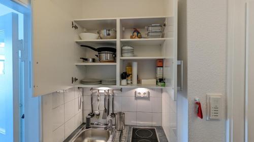 廚房, Stylisches Villa-Apartment in Schlossgartennähe (Stylisches Villa-Apartment in Schlossgartennahe) in 奧斯多夫