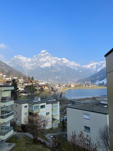  Wunderstay Alpine 401 Chic Studio with Mountain view in Engelberg