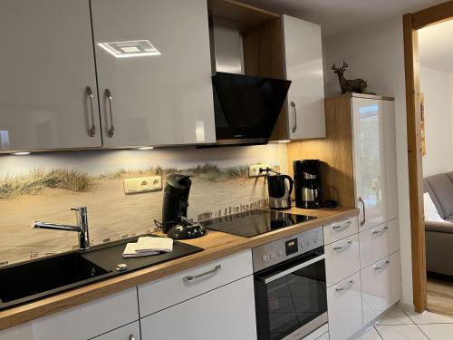 köök, Ferienhaus Wieke in Wiesmoor