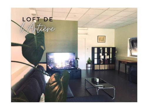 Loft de l'Artière 75 m2 - Vue Chaîne des Puys - Location saisonnière - Romagnat