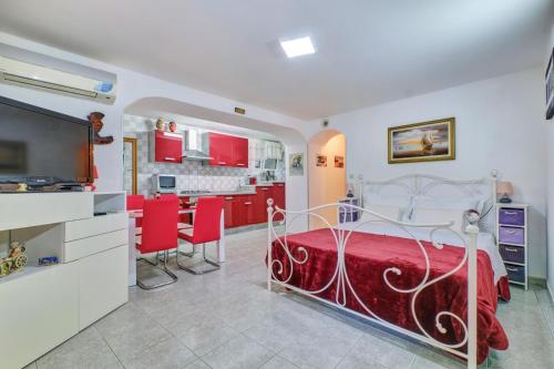 Studio apartment in Nerezine with balcony, air conditioning, WiFi, washing machine (4827-4), Nerezine (zdjęcie 2)