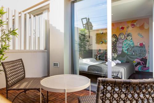 Balcony/terrace, Hostel St Christophers Barcelona in Barcelona