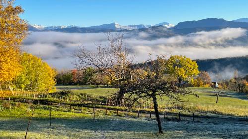 Gîtes du Puyjovent - Côté Vallée - à 15 minutes de Crest, vue panoramique, calme