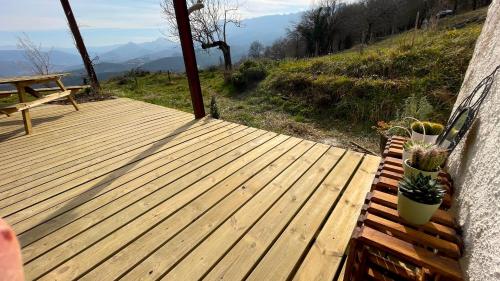 Gîtes du Puyjovent - Côté Vallée - à 15 minutes de Crest, vue panoramique, calme