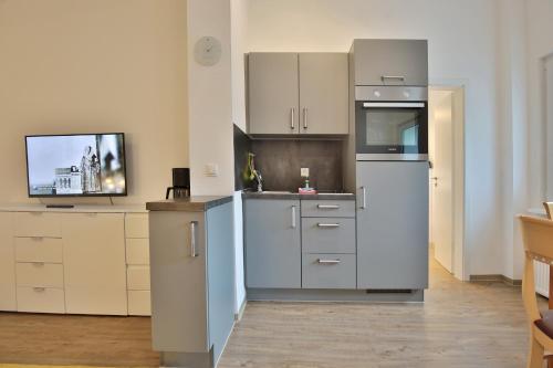 Konyha, Hannas Strandhaus App A in Niendorf