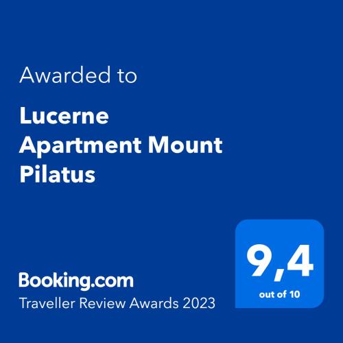 Lucerne Apartment Mount Pilatus