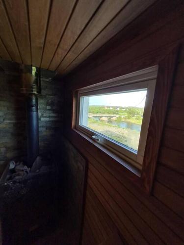 Badstue ved elven i Varangerbotn in Varangerbotn